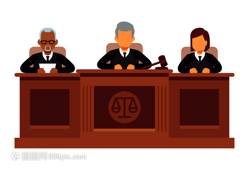 法官插畫 法律精神的視覺詮釋